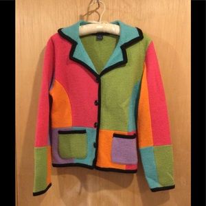 Color Block Jacket Blazer, size M